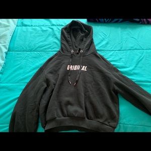 Printed hoodie sweatshirt